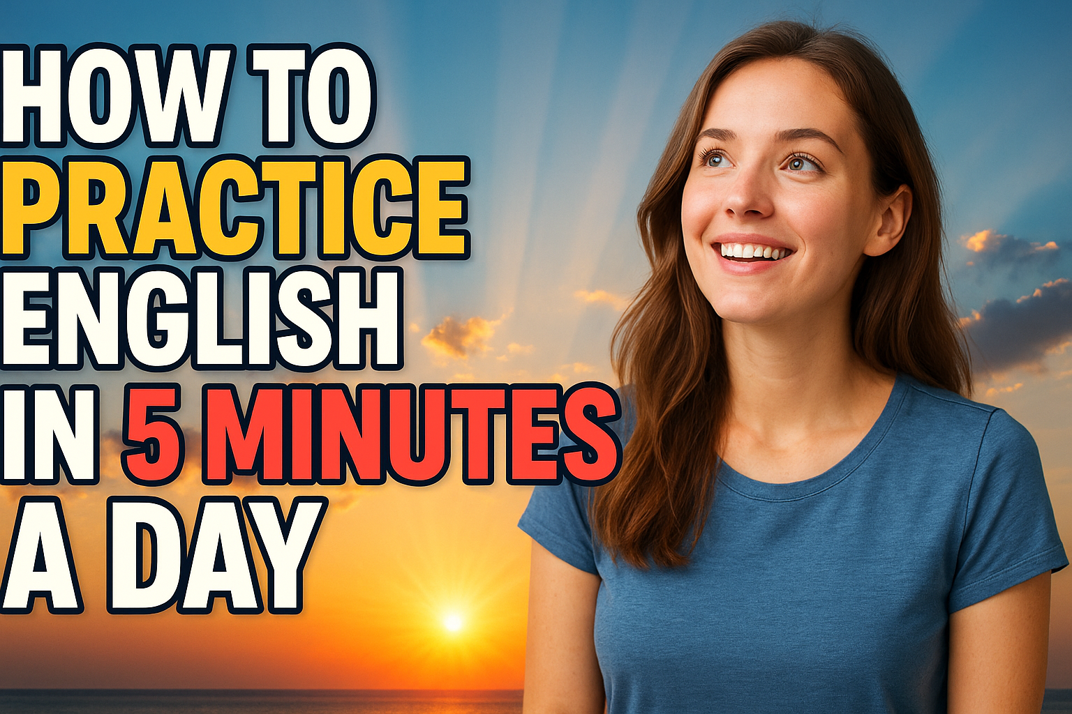 How to Practice English in 5 Minutes a Day