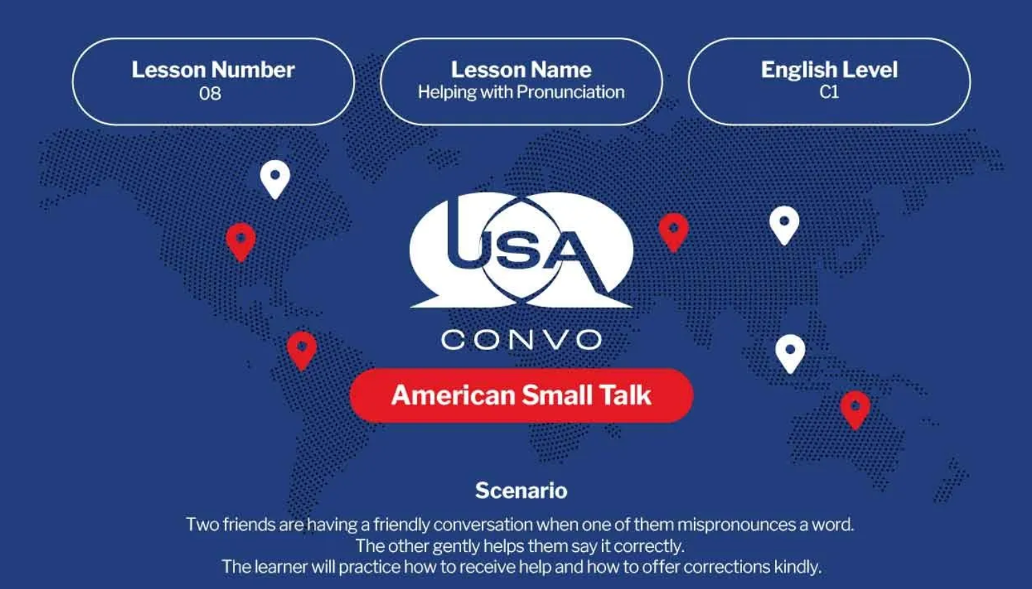 Lesson 08 How to Help Someone with Pronunciation in English